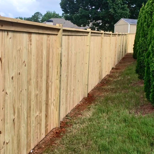 Hardwood Fence Installation (1)