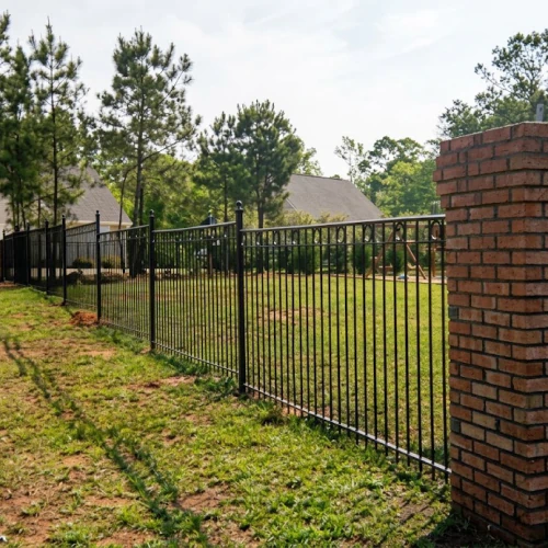 Ornamental Iron Fence Installation (1)