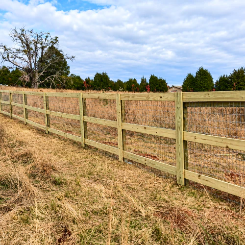 Split Rail Fence Installation (1)